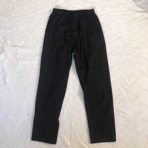 Vintage 90s White Stag Black Pants Elastic Waistband Women's 6 Pull On Slacks